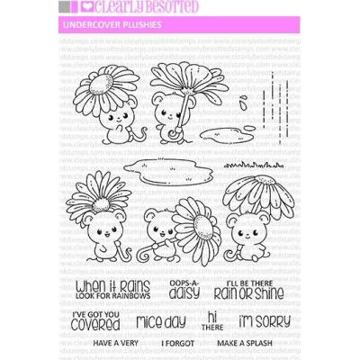 Clearly Besotted Clear Stamps - Undercover Plushies
